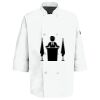 Button Chef Coat with Thermometer Pocket Thumbnail