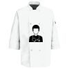 Button Chef Coat with Thermometer Pocket Thumbnail