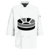 Button Chef Coat with Thermometer Pocket Thumbnail