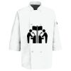 Button Chef Coat with Thermometer Pocket Thumbnail