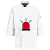 Button Chef Coat with Thermometer Pocket Thumbnail