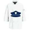Button Chef Coat with Thermometer Pocket Thumbnail
