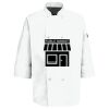 Button Chef Coat with Thermometer Pocket Thumbnail