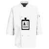 Button Chef Coat with Thermometer Pocket Thumbnail