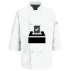 Button Chef Coat with Thermometer Pocket Thumbnail