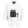 Button Chef Coat with Thermometer Pocket Thumbnail