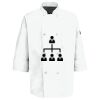 Button Chef Coat with Thermometer Pocket Thumbnail