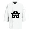 Button Chef Coat with Thermometer Pocket Thumbnail