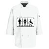 Button Chef Coat with Thermometer Pocket Thumbnail