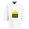 Button Chef Coat with Thermometer Pocket Thumbnail