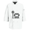 Button Chef Coat with Thermometer Pocket Thumbnail