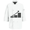 Button Chef Coat with Thermometer Pocket Thumbnail