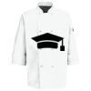 Button Chef Coat with Thermometer Pocket Thumbnail