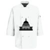 Button Chef Coat with Thermometer Pocket Thumbnail