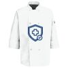Button Chef Coat with Thermometer Pocket Thumbnail