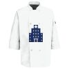 Button Chef Coat with Thermometer Pocket Thumbnail