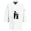 Button Chef Coat with Thermometer Pocket Thumbnail