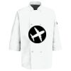 Button Chef Coat with Thermometer Pocket Thumbnail