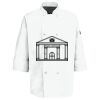 Button Chef Coat with Thermometer Pocket Thumbnail