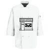 Button Chef Coat with Thermometer Pocket Thumbnail