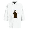 Button Chef Coat with Thermometer Pocket Thumbnail