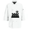 Button Chef Coat with Thermometer Pocket Thumbnail