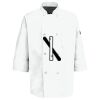 Button Chef Coat with Thermometer Pocket Thumbnail