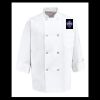 Eight Pearl Button Chef Coat - Tall Sizes Thumbnail