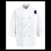 Eight Pearl Button Chef Coat - Tall Sizes Thumbnail