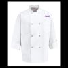 Eight Pearl Button Chef Coat - Tall Sizes Thumbnail