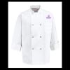 Eight Pearl Button Chef Coat - Tall Sizes Thumbnail