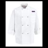 Eight Pearl Button Chef Coat - Tall Sizes Thumbnail