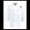 Eight Pearl Button Chef Coat - Tall Sizes Thumbnail
