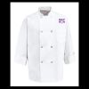 Eight Pearl Button Chef Coat - Tall Sizes Thumbnail