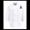 Eight Pearl Button Chef Coat - Tall Sizes Thumbnail