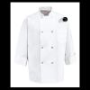 Eight Pearl Button Chef Coat - Tall Sizes Thumbnail