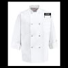 Eight Pearl Button Chef Coat - Tall Sizes Thumbnail
