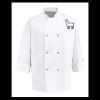 Eight Pearl Button Chef Coat - Tall Sizes Thumbnail
