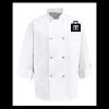 Eight Pearl Button Chef Coat - Tall Sizes Thumbnail