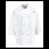 Eight Pearl Button Chef Coat - Tall Sizes Thumbnail