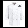 Eight Pearl Button Chef Coat - Tall Sizes Thumbnail