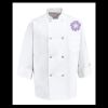 Eight Pearl Button Chef Coat - Tall Sizes Thumbnail