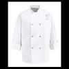 Eight Pearl Button Chef Coat - Tall Sizes Thumbnail