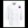 Eight Pearl Button Chef Coat - Tall Sizes Thumbnail