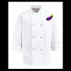 Eight Pearl Button Chef Coat - Tall Sizes Thumbnail