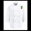 Eight Pearl Button Chef Coat - Tall Sizes Thumbnail