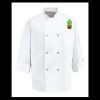 Eight Pearl Button Chef Coat - Tall Sizes Thumbnail