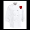 Eight Pearl Button Chef Coat - Tall Sizes Thumbnail