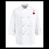 Eight Pearl Button Chef Coat - Tall Sizes Thumbnail