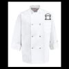 Eight Pearl Button Chef Coat - Tall Sizes Thumbnail